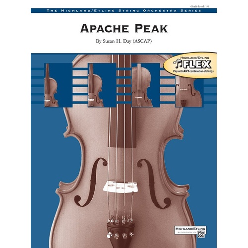 Apache Peak Flex SO1.5 SC/PTS String Orchestra by Susan H. Day, 74 Pages, Alfred Music