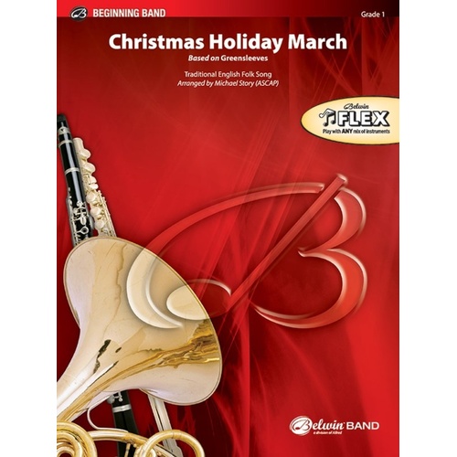 Christmas Holiday March Flex Ensemble Grade 1 Sc/Pts Score/Parts