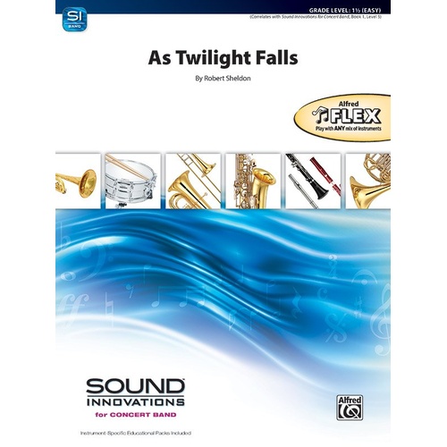 As Twilight Falls for Flexible Ensemble GR1.5 SC/PTS by Robert Sheldon