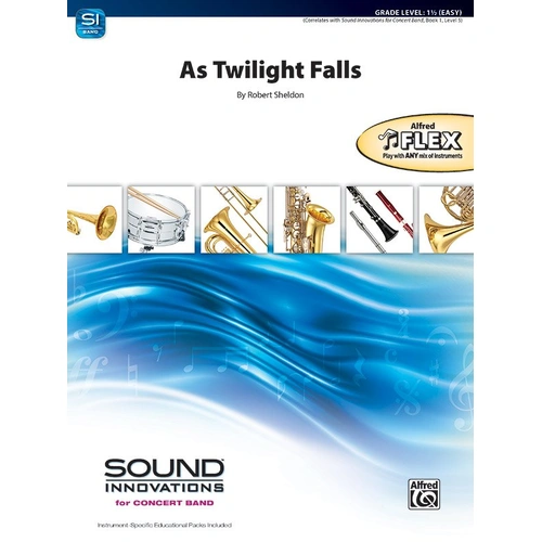 As Twilight Falls for Flexible Ensemble GR1.5 SC/PTS by Robert Sheldon