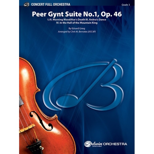Peer Gynt Suite No 1 Op 46 Fo3 Sc/Pts Score/Parts