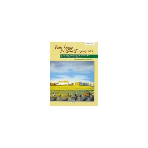Folk Songs for Solo Singers Vol 1 Medium High by Alfred Music