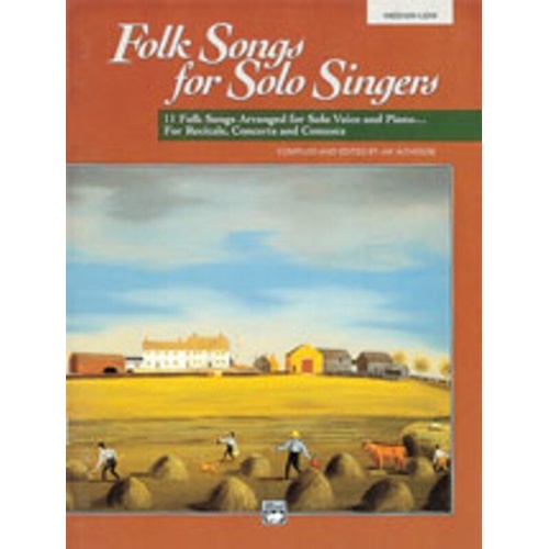 Folk Songs for Solo Singers Book 1 Medium Low