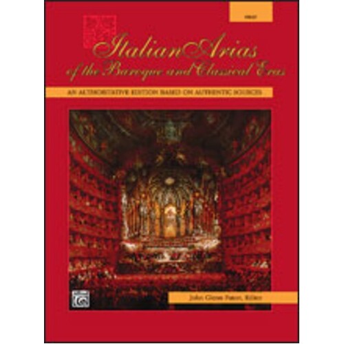 Italian Arias Baroque And Classical Eras High