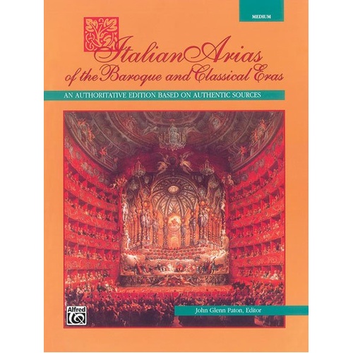 Italian Arias: Baroque and Classical Eras for Choral, 160 Pages, Alfred Music