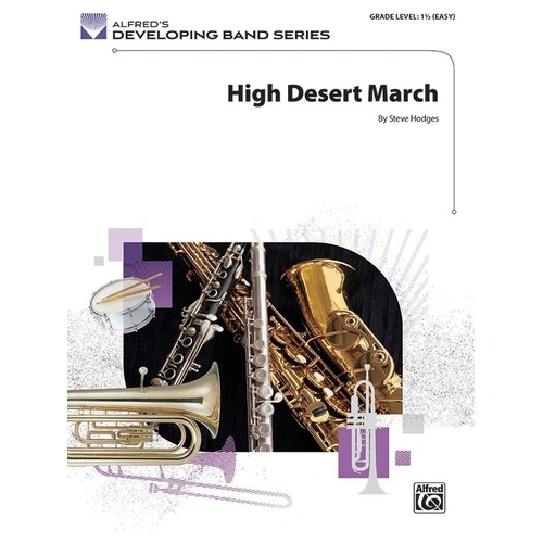 High Desert March by Steve Hodges for Band - Score and Parts