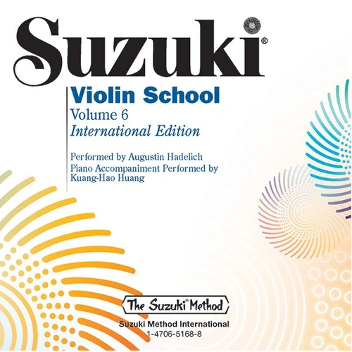 Suzuki Violin School Volume 6 CD by Hadelich