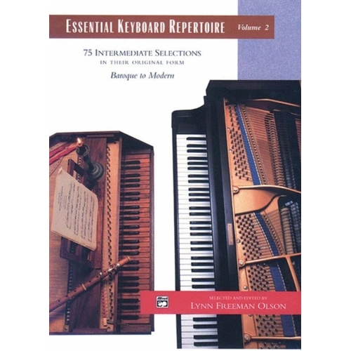 Essential Keyboard Repertoire Volume 2 - 75 Intermediate Selections for Piano, Alfred Music, 144 Pages, Piano Solo, Comb Binding