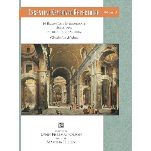 Essential Keyboard Repertoire Vol. 3: 16 Sonatinas for Piano, 152 Pages, Alfred Music