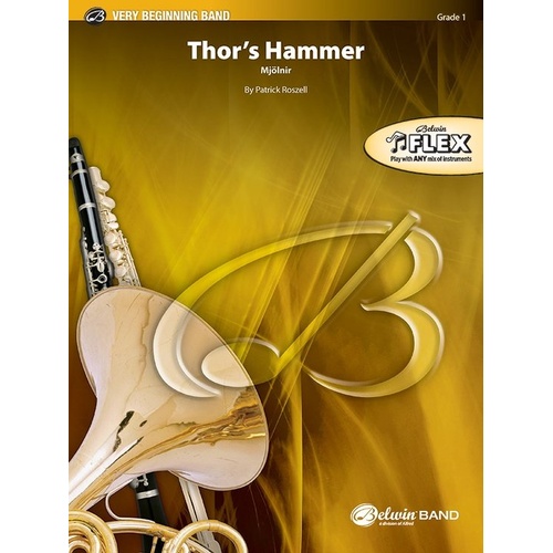 Thor's Hammer Mjolnir for Concert Band Flex CB1 SC/PTS by Patrick Roszell