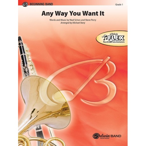 Any Way You Want It for Concert Band Flex CB1 SC/PTS