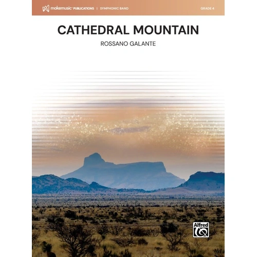 Cathedral Mountain for Concert Band CB4 SC/PTS by Rossano Galante