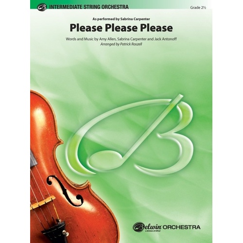 Please Please Please for String Orchestra SO2.5 SC/PTS
