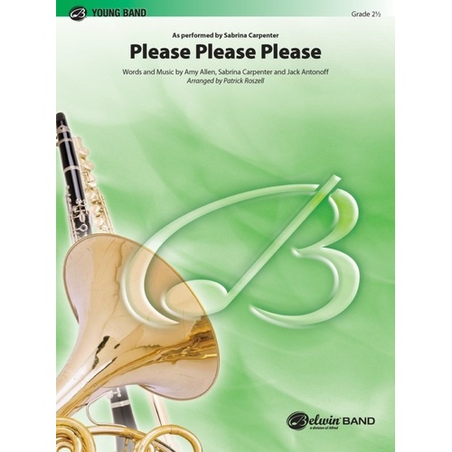 Please Please Please for Concert Band CB2.5 SC/PTS