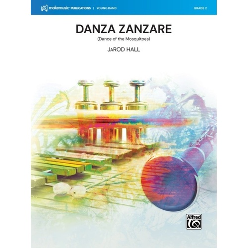 Danza Zanzare (Dance of Mosquitoes) Concert Band CB2 SC/PTS by JaRod Hall
