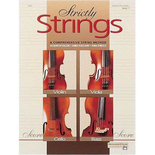 Strictly Strings Book 1 Conductor's Score for String Orchestra, 216 Pages, Alfred Music