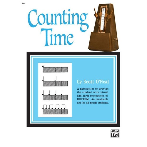 Counting Time by Scott O'Neal - Notespeller for Rhythm and Time Signatures for Piano and Other Instruments