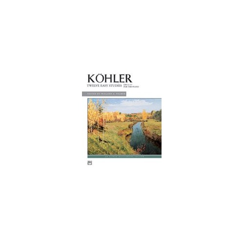 Kohler - 12 Easy Studies Op. 157 for Piano, Alfred Music Edition, 24 Pages