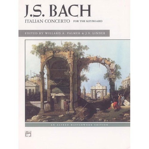 J.S. Bach - Italian Concerto for Piano, Alfred Masterwork Edition, 32 Pages