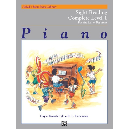 Alfred's Basic Piano Library Sight Reading Complete Level 1 (1A/1B)