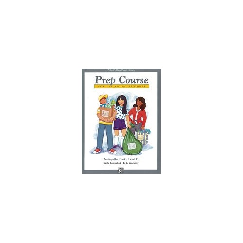 Alfred's Basic Piano Prep Course Notespeller Book Level F