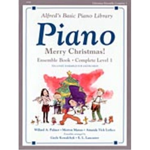 Alfred's Basic Piano Christmas Ensembles Level 1 (1A/1B) Complete (Softcover Book)