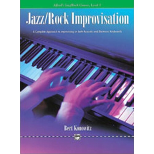 Alfred's Basic Piano Jazz Rock Improvisation Level 3 Book