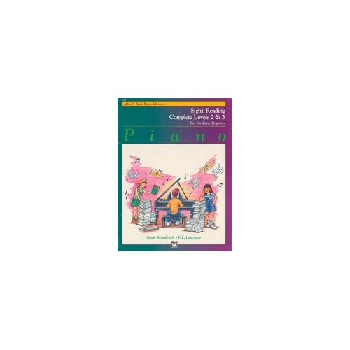 Alfred's Basic Piano Library Sight Reading Complete Level 2 & 3