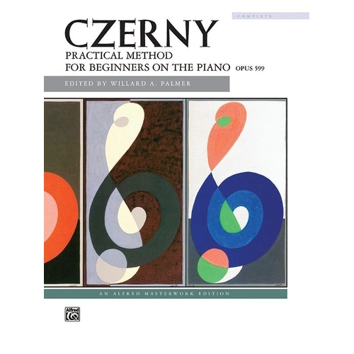Czerny Practical Method for Beginners on Piano Op. 599 - 88 Pages, Alfred Masterwork Edition