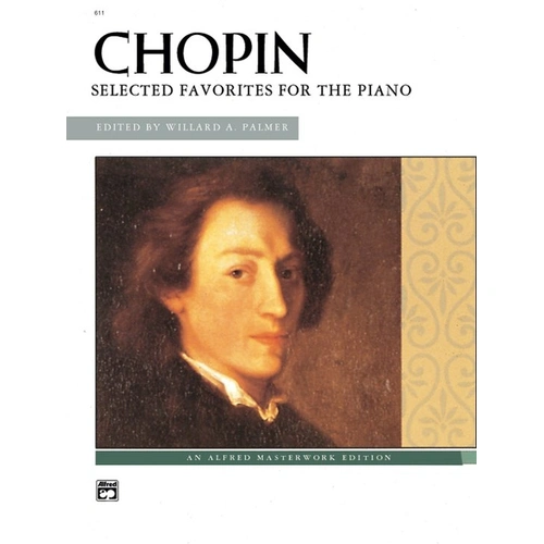 Chopin - Selected Favorites for Piano, 112 Pages, Alfred Masterwork Edition