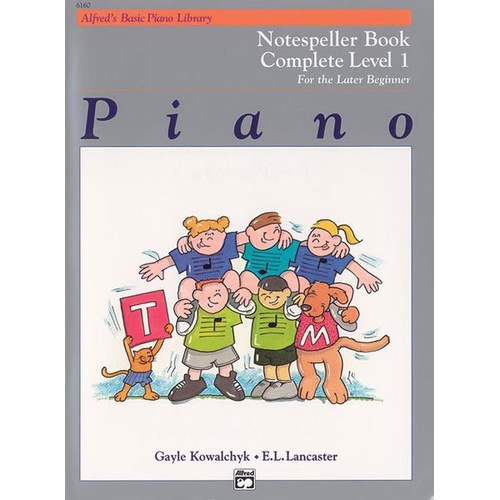 Alfred's Basic Piano Library Notespeller Book Complete Level 1 (1A/1B)