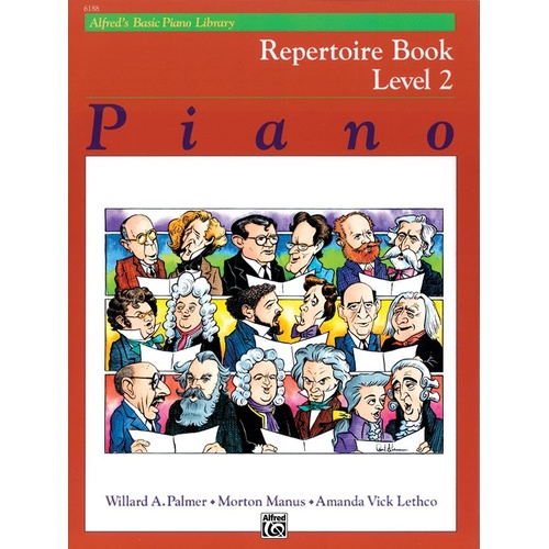 Alfred's Basic Piano Library Repertoire Book Level 2