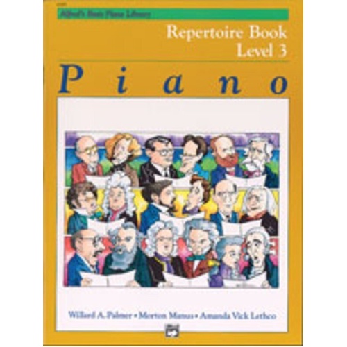 Alfred's Basic Piano Library Repertoire Book Level 3
