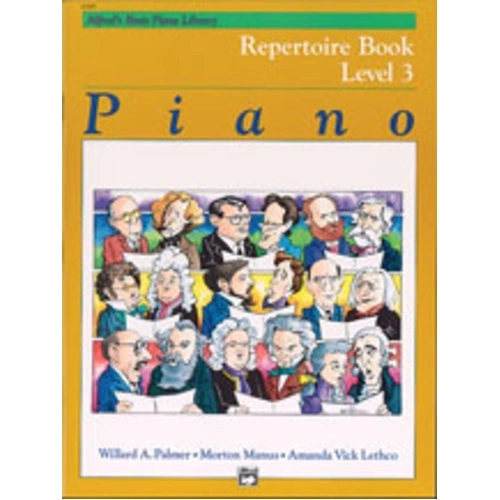 Alfred's Basic Piano Library Repertoire Book Level 3