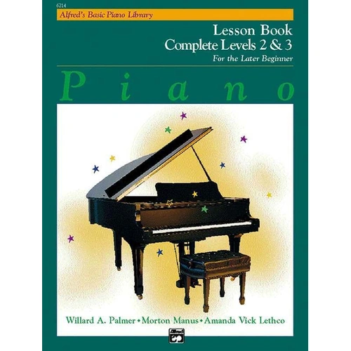 Alfred's Basic Piano Library Lesson Book Complete Level 2 & 3