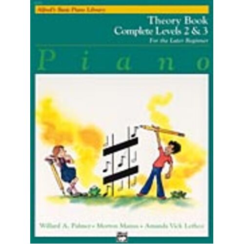 Alfred's Basic Piano Theory Book Complete Level 2 And 3 (Softcover Book)