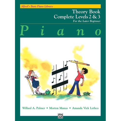 Alfred's Basic Piano Library Theory Book Complete Levels 2 & 3