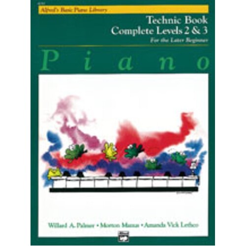 Alfred's Basic Piano Technic Level 2 And 3 Complete (Softcover Book)