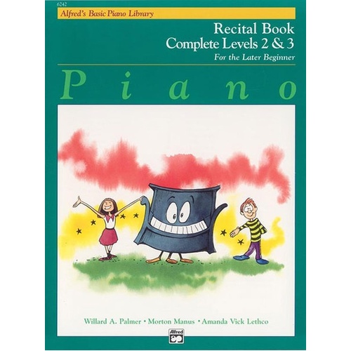 Alfred's Basic Piano Library Recital Book Complete Level 2 & 3