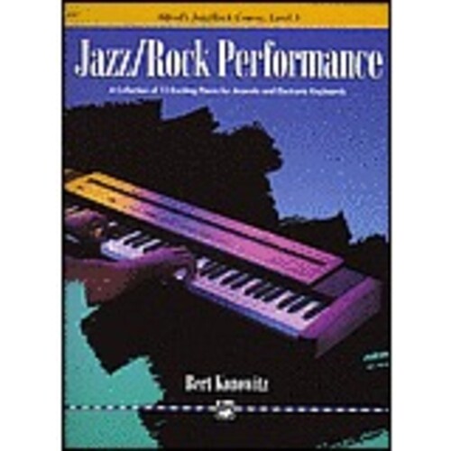 Alfred's Basic Piano Jazz Rock Performance Level 3 Book