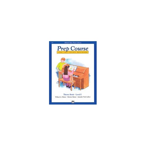 Alfred's Basic Piano Prep Course Theory Book Level E