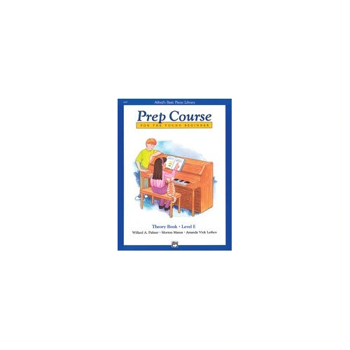 Alfred's Basic Piano Prep Course Theory Book Level E