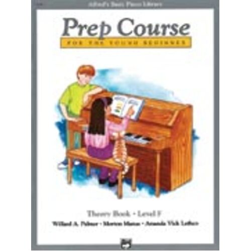 Alfred's Basic Piano Prep Course Theory Level F (Softcover Book)