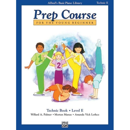 Alfred's Basic Piano Prep Course Technic Book Level E