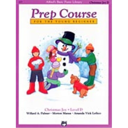 Alfred's Basic Piano Prep Course Christmas Joy! Level D