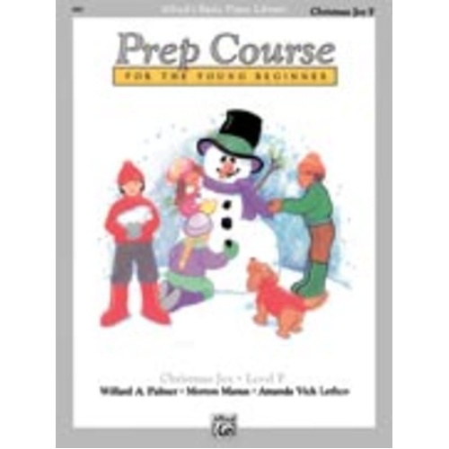 Alfred's Basic Piano Prep Course Christmas Joy! Level F