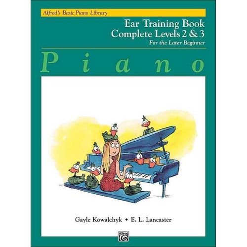 Alfred's Basic Piano Library Ear Training Book Complete Level 2 & 3