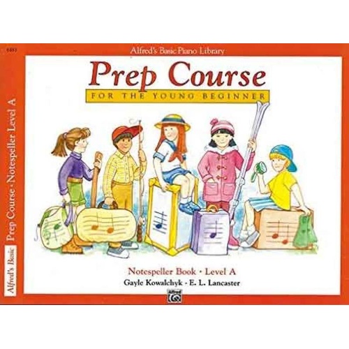 Alfred's Basic Piano Prep Course Notespeller Book Level A