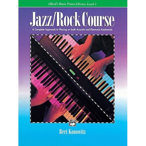 Alfred's Basic Jazz/Rock Course Lesson Book Level 1 for Piano/Keyboard