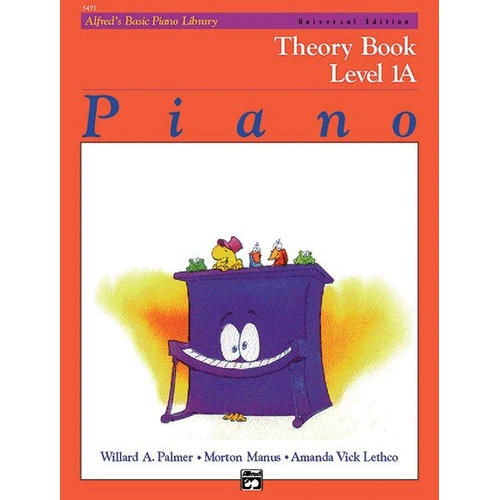 Alfred's Basic Piano Library Theory Book Level 1A Universal Edition